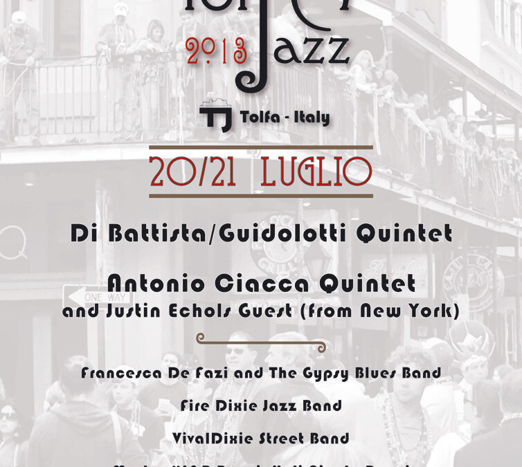 ALTI LIVELLI PER IL TOLFA JAZZ